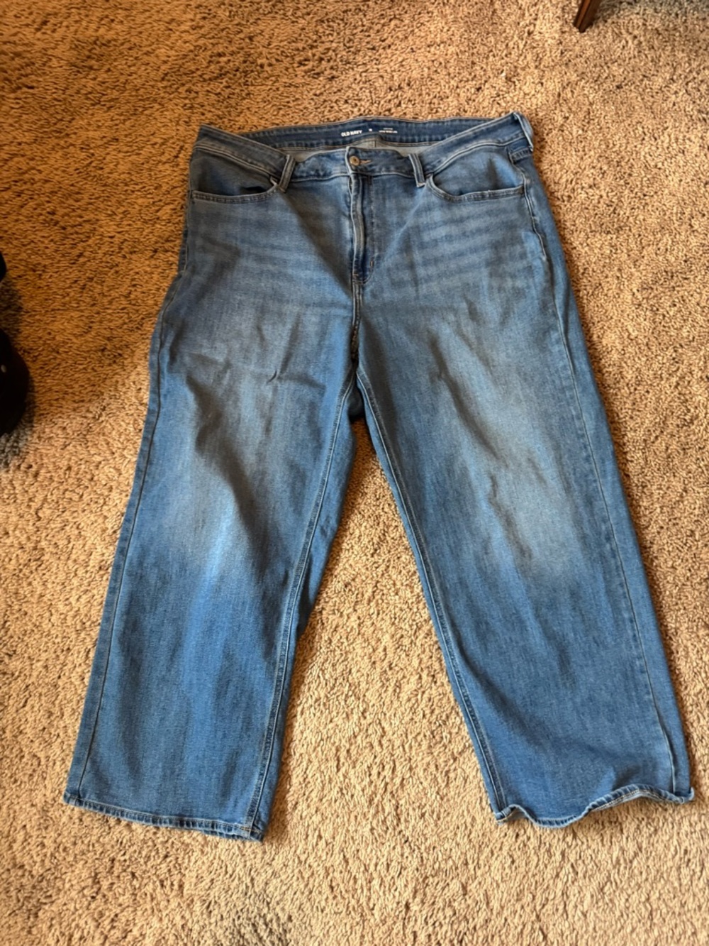 Old Navy High-Rise Wow Wide Leg Jeans in Medium Blue
